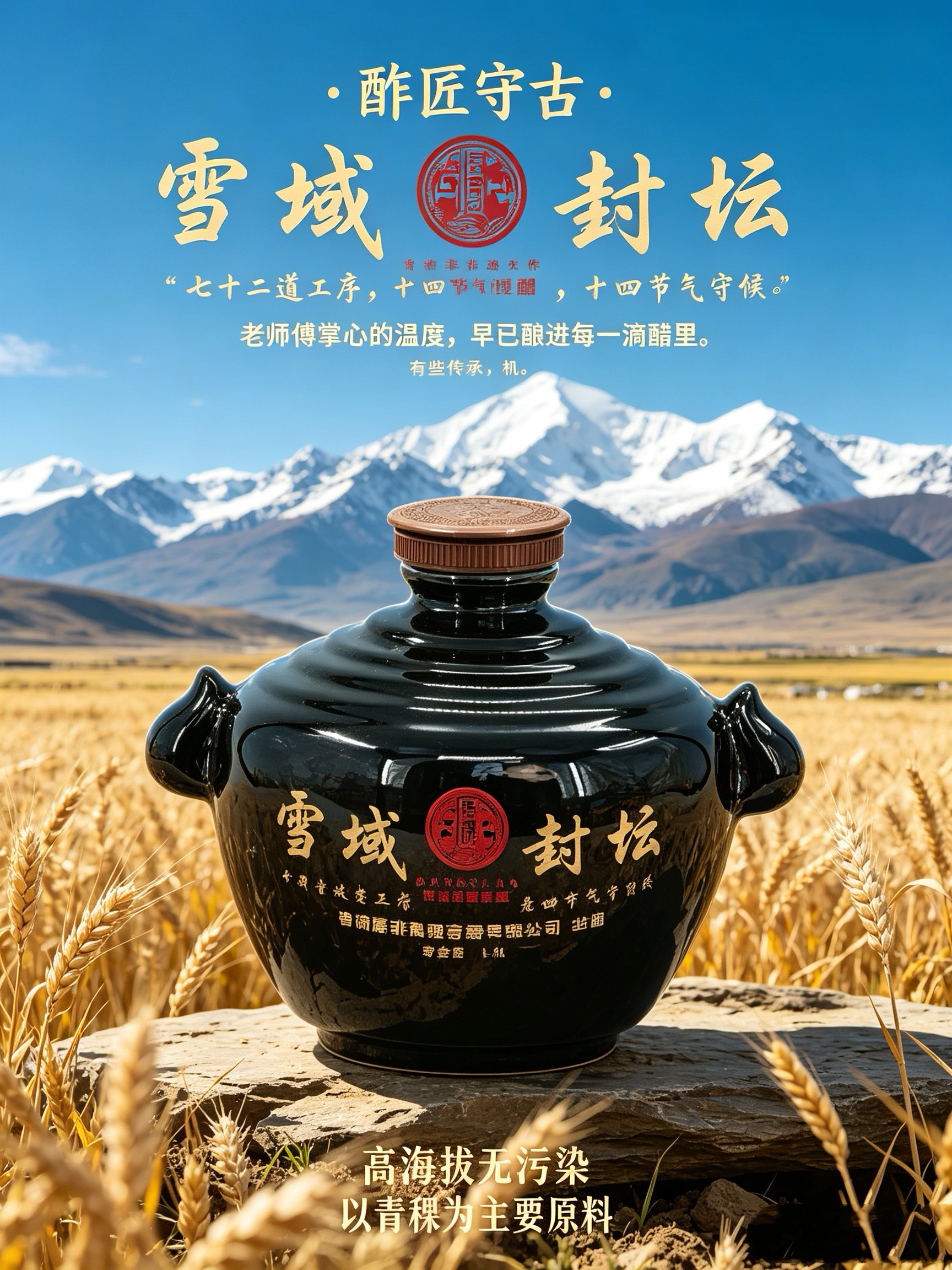 康源封坛青稞陈醋1.5L