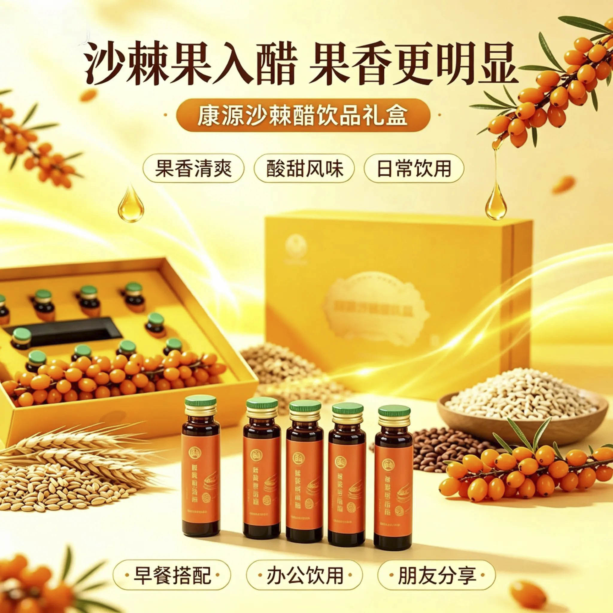 康源沙棘醋饮品10ml*20支
