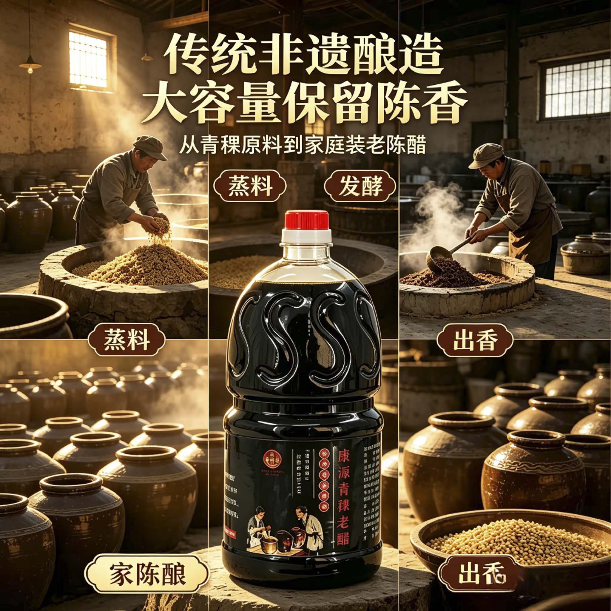 康源青稞老醋1.5L